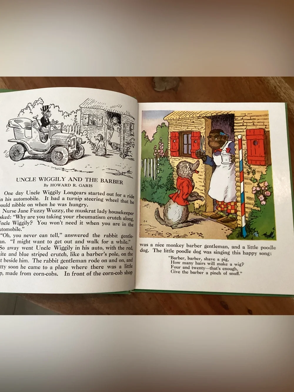 Vtg. Edition of 1955 Uncle Wiggily and His Friends written by prolific American